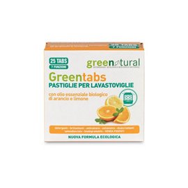 Greenatural Greentabs pastiglie lavastoviglie 25pz 